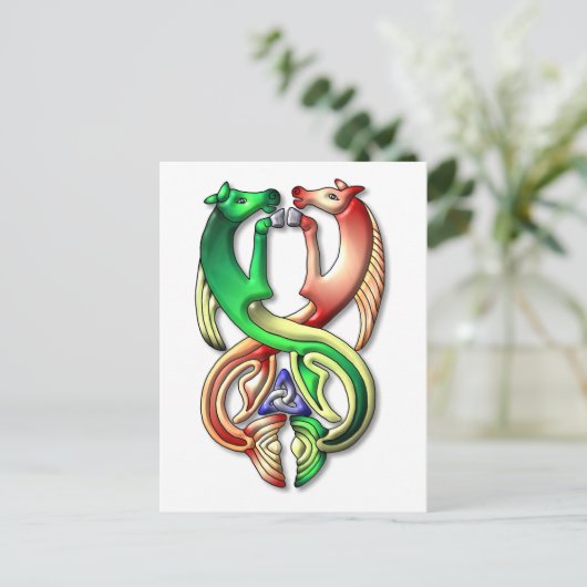 Kelpie Colors Briefkaart (Staand voorkant)