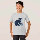 Kelpie pup T-Shirt (Voorkant volledig)