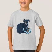 Kelpie pup T-Shirt (Voorkant)
