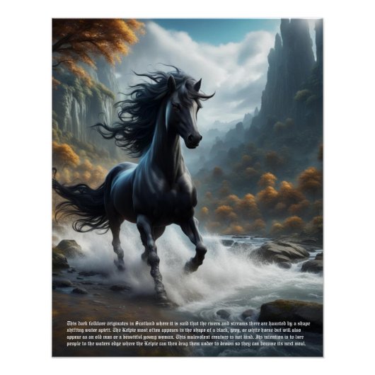 Kelpie River Spirit Perfect Poster (Voorkant)