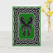 Kelpie - Wenskaart Kaart (Gele Bloem)