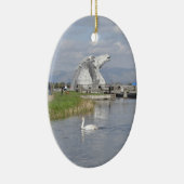 Kelpies , Helix Park , Falkirk Keramisch Ornament (Rechts)