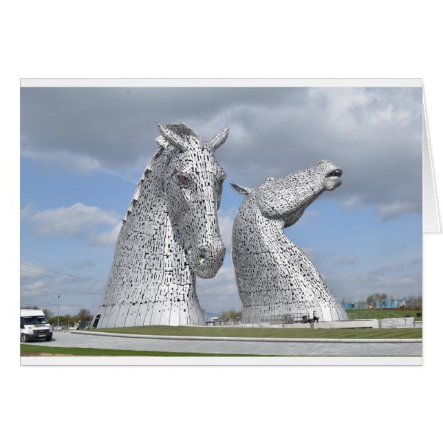 Kelpies , Helix Park , Falkirk , Schotland (Voorkant Horizontaal)