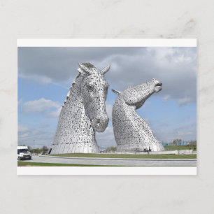 Kelpies , Helix Park , Falkirk , Schotland Briefkaart