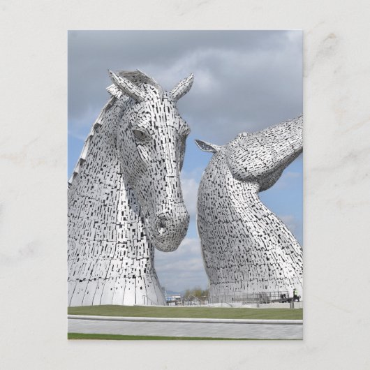 Kelpies , Helix Park , Falkirk , Schotland Briefkaart (Voorkant)