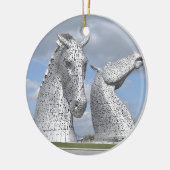 Kelpies , Helix Park , Falkirk , Schotland Keramisch Ornament (Links)