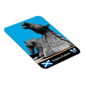 Kelpies & Statues in Falkirk/Scotland Art UK Magneet (Rechterzijde)
