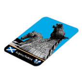 Kelpies & Statues in Falkirk/Scotland Art UK Magneet (Linkerzijde)