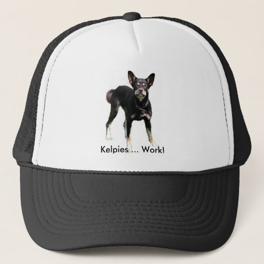 Kelpies ... Werk! Trucker Pet (Voorkant)