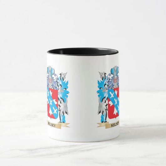 Kelsey Coat of Arms - Family Crest Mok (Midden)