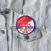 Kelsey Gammer NYC Mayor 2013 Ronde Button 7,6 Cm (In situ)