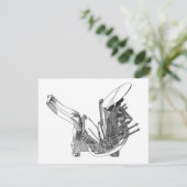 Kelsey letterpress drukpers wenskaart bedankkaart (Staand voorkant)