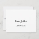 Kelsey letterpress drukpers wenskaart bedankkaart (Achterkant)