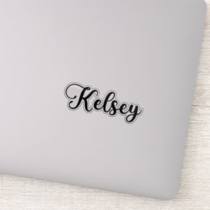 Kelsey Name - Handgeschreven kalligrafie Sticker
