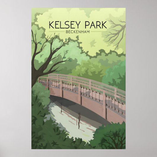 Kelsey Park Londen Reisposter Poster (Voorkant)