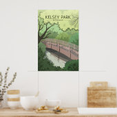 Kelsey Park Londen Reisposter Poster (Keuken)