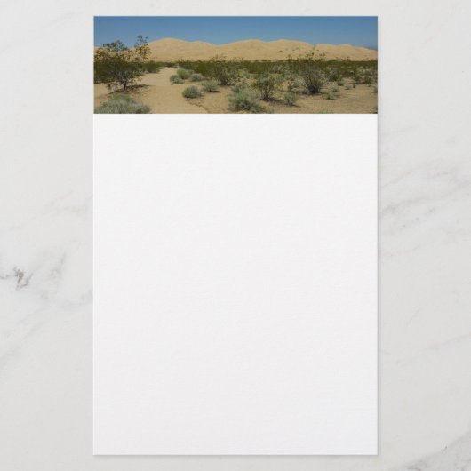 Kelso Dunes in het Nationaal Park Mojave Briefpapier (Voorkant)