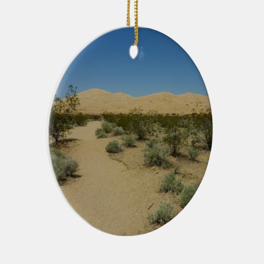 Kelso Dunes in het Nationaal Park Mojave Keramisch Ornament (Rechts)