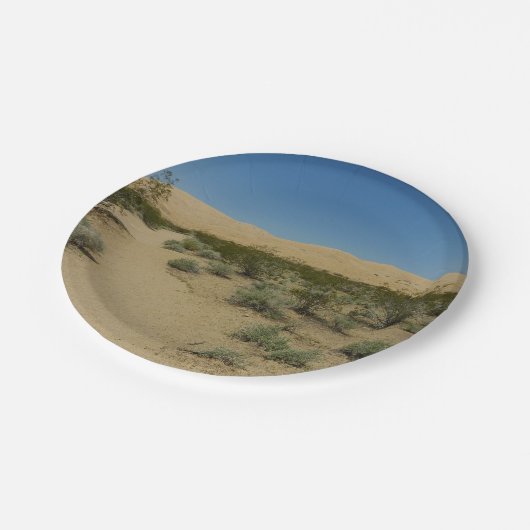 Kelso Dunes in het Nationaal Park Mojave Papieren Bordje (Gekanteld)