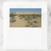 Kelso Dunes in het Nationaal Park Mojave Rechthoekige Sticker (Tas)