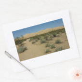 Kelso Dunes in het Nationaal Park Mojave Rechthoekige Sticker (Envelop)