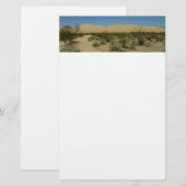Kelso Dunes in Mojave National Park Briefpapier (Voorkant / Achterkant)