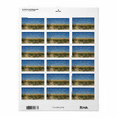 Kelso Dunes in Mojave National Park Etiket (Full Sheet)