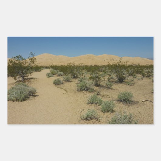 Kelso Dunes in Mojave National Park Rechthoekige Sticker (Voorkant)