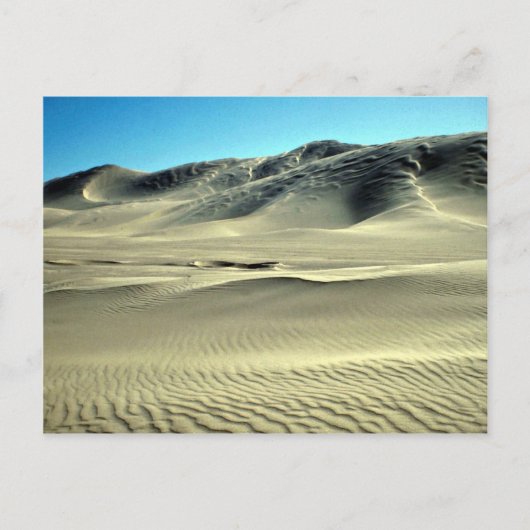 Kelso Dunes, vlakbij Death Valley, Californië, VS. Briefkaart (Voorkant)