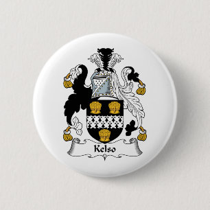 Kelso Family Crest Ronde Button 5,7 Cm