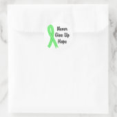 Keltic geeft Hope Lymphoma (Non-Hodgkin) nooit op Ronde Sticker (Tas)
