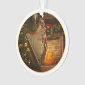 Keltic Harp kerstversiering Ornament (voorkant)