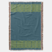 Keltisch blauw deken (Voorkant Verticaal)