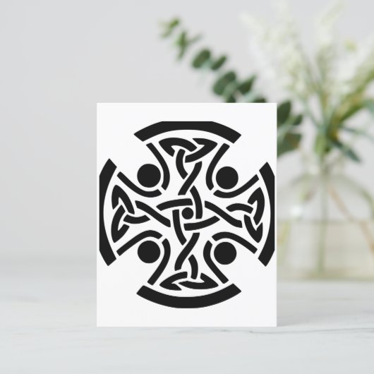 Keltisch Christelijk kruis (Staand voorkant)