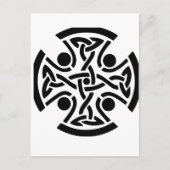 Keltisch Christelijk kruis Briefkaart (Voorkant)