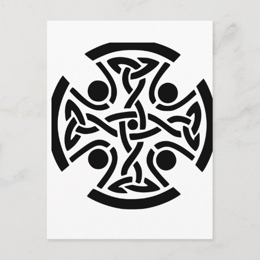 Keltisch Christelijk kruis Briefkaart (Voorkant)