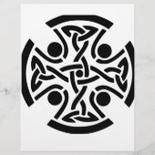 Keltisch Christelijk kruis Flyer (Voorkant)