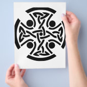 Keltisch Christelijk kruis Flyer (Hand)