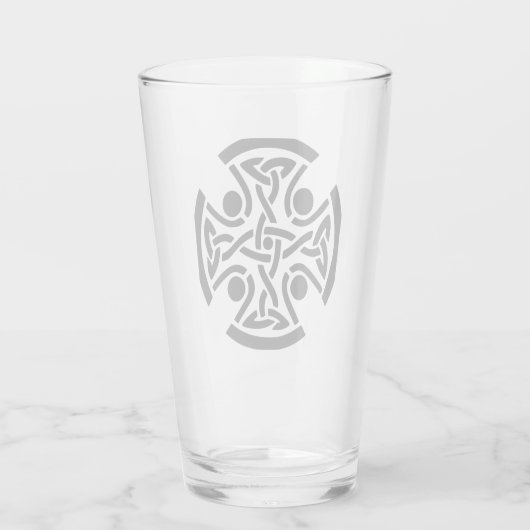 Keltisch Christelijk kruis Glas (Achterkant)
