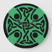 Keltisch Christelijk kruis Grote Klok (Voorkant)