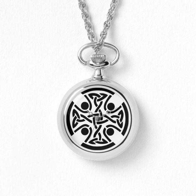 Keltisch Christelijk kruis Horloge (Voorkant)