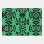 Keltisch Christelijk kruis Inpakpapier Vel (Voorkant 3)