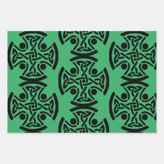 Keltisch Christelijk kruis Inpakpapier Vel (Voorkant 2)