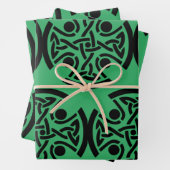 Keltisch Christelijk kruis Inpakpapier Vel (In situ)