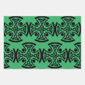 Keltisch Christelijk kruis Inpakpapier Vel (Voorkant)