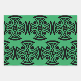 Keltisch Christelijk kruis Inpakpapier Vel