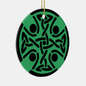 Keltisch Christelijk kruis Keramisch Ornament (Rechts)