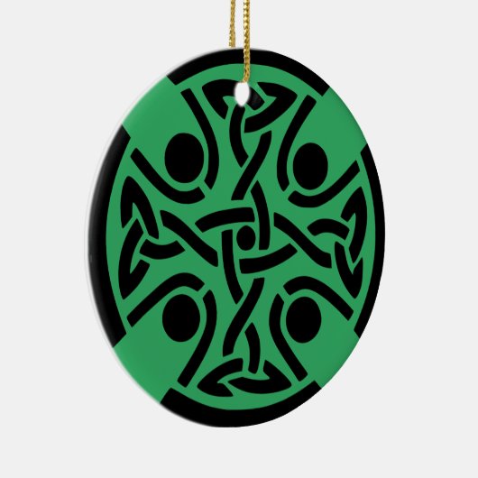 Keltisch Christelijk kruis Keramisch Ornament (Rechts)