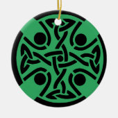 Keltisch Christelijk kruis Keramisch Ornament (Voorkant)