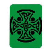 Keltisch Christelijk kruis Magneet (Verticaal)